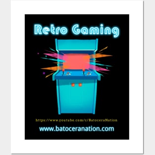 Retro Gamer Logo 18 by Batocera Nation Posters and Art